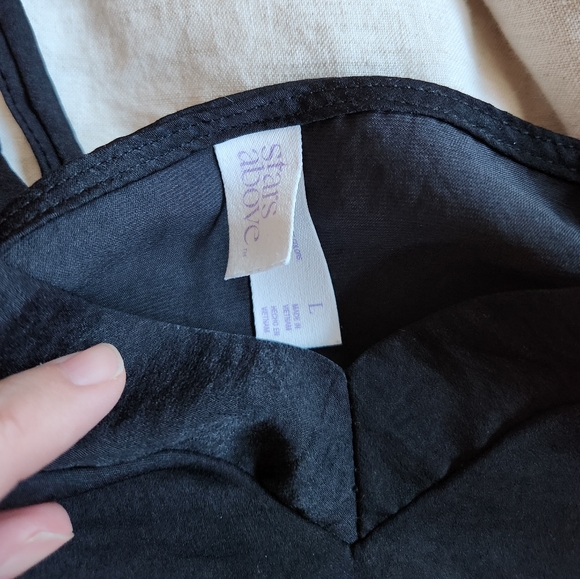 Stars Above Faux Silk Cami and Sleep Shorts Set - Picture 3 of 5